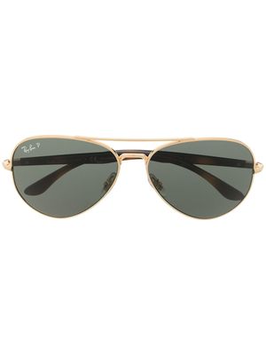 Ray-Ban lunettes de soleil RB3675 à monture aviateur - Noir