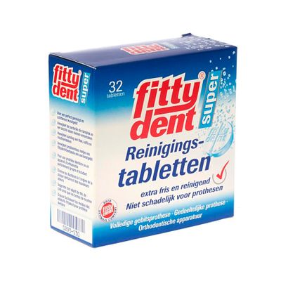 Fittydent Reiniger 32 Bruistabletten