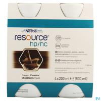 Resource Hp Hc Chocolade Fles 4x200ml