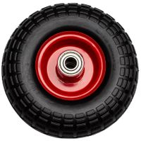 Los wiel 10'' massief rubber ijzeren velg voor steekwagen - thumbnail