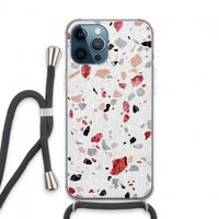 Terrazzo N°12: iPhone 13 Pro Max Transparant Hoesje met koord