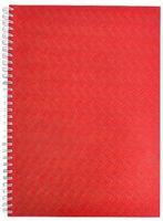 Verhaak fotoplakboek A4 23 x 33 cm karton/pergamijn rood - thumbnail