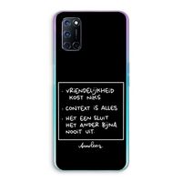 Mijn Motto's: Oppo A72 Transparant Hoesje