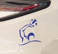 Silhouet sticker waterpolo speler