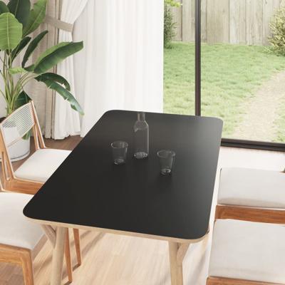 VidaXL Meubelfolie zelfklevend 90x500 cm pvc matzwart