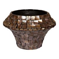 Daven Bronzen poly shell pot rond laag L