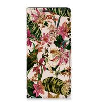 Motorola Edge 20 Pro Smart Cover Flowers