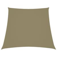VidaXL Zonnezeil trapezium 2/4x3 m oxford stof beige