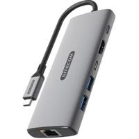 Sitecom 6 in 1 USB-C Power Delivery GEN2 Multiport Adapter