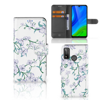 Huawei P Smart 2020 Uniek Hoesje Blossom White