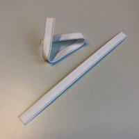 Planoclipzaksluiting 120 mm wit 1000st