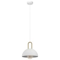 EGLO Calmanera hangende plafondverlichting E27 40 W Staal, Wit - thumbnail