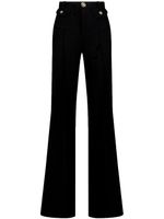 Giambattista Valli pantalon de tailleur en laine à taille haute - Noir