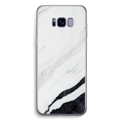 Elegante marmer: Samsung Galaxy S8 Plus Transparant Hoesje
