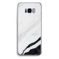 Elegante marmer: Samsung Galaxy S8 Plus Transparant Hoesje