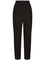 Dolce & Gabbana pantalon de tailleur à bouton DG - Noir