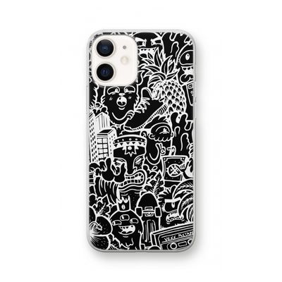 Vexx Black Mixtape: iPhone 12 Transparant Hoesje