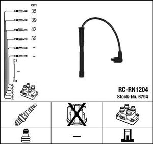 Bougiekabelset RCRN1204