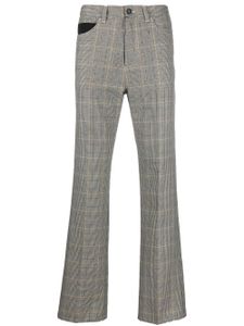 Marni pantalon droit à motif Prince de Galles - Noir