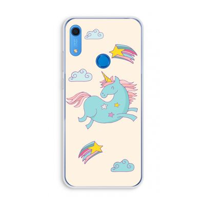 Vliegende eenhoorn: Huawei Y6s Transparant Hoesje