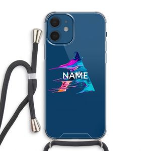 Abstract Spectrum: iPhone 12 Transparant Hoesje met koord
