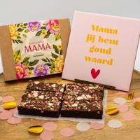 Brownie Moederdag Tegeltje box - 6 Brownies - Brievenbus Pakket - Box Brownies - Lieve Mama - Moederdag Cadeau - Mama Jij Bent Goud Waard - Cadeau Brownie Moederdag Tegeltje box - 6 Brownies - Brievenbus Pakket - Box Brownies - Lieve Mama - Moederdag Cadeau - Mama Jij Bent Goud Waard - Cadeau