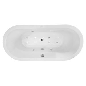 Wiesbaden Whirlpool Libero Vrijstaand Ligbad 170x80x59 cm Inclusief Waste Wit