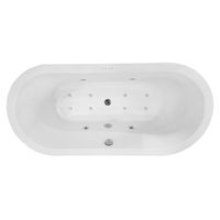 Wiesbaden Whirlpool Libero Vrijstaand Ligbad 170x80x59 cm Inclusief Waste Wit