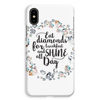 Diamonds: iPhone XS Max Volledig Geprint Hoesje