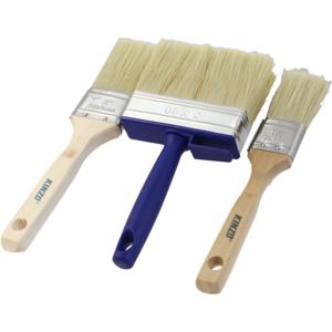 Verfkwasten set - 3x stuks - plat - B 38 tot 100 mm - schilder benodigdheden