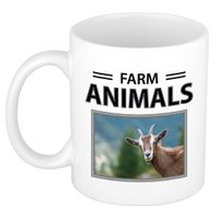 Geiten mok met dieren foto farm animals - thumbnail