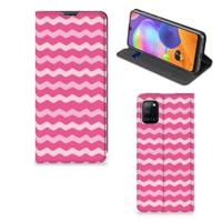 Samsung Galaxy A31 | Hoesje met Magneet | Waves Pink