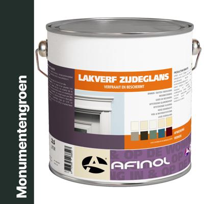 Afinol Zijdeglans Lakverf Monumentengroen (N0.15.10) 2,5 liter