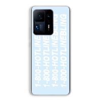 Hotline bling blue: Xiaomi Mi Mix 4 Transparant Hoesje