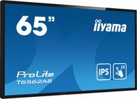 iiyama T6562AS-B1 beeldkrant Interactief flatscreen 163,8 cm (64.5") IPS 500 cd/m² 4K Ultra HD Zwart Touchscreen Type processor Android 8.0 24/7 - thumbnail