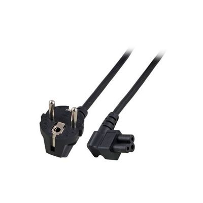ACT AK5005 230V Stroomkabel CEE7/7 Male (Haaks)/C5 (Haaks) Zwart - 1,8 meter