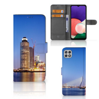 Samsung Galaxy A22 5G Flip Cover Rotterdam - thumbnail