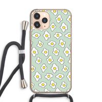Spiegeleitjes: iPhone 11 Pro Transparant Hoesje met koord