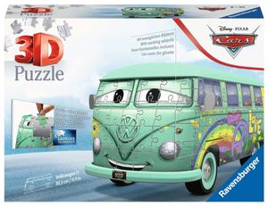 Ravensburger 3D-puzzel Disney Cars Volkswagen T1 bus - 162 stukjes
