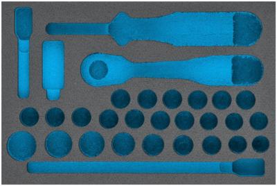 HAZET 2-componenten zachschuiminleg 163-223L · L x B: 172 mm x 114 mm