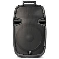 Vonyx SPJ-PA915 Mobiele speaker 15" 700W op accu met Bluetooth en USB - thumbnail