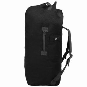 VidaXL Plunjezak legerstijl 85 l zwart