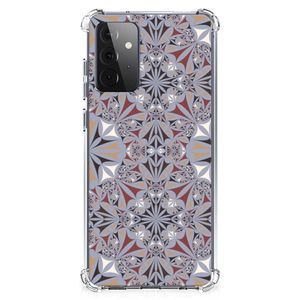 Samsung Galaxy A72 4G/5G Anti-Shock Hoesje Flower Tiles