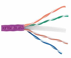 UTP CAT6 kabel op rol vast 305 M massief met adersplitter LSZH