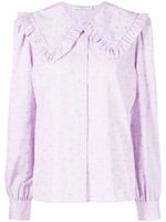 Alessandra Rich blouse à fleurs - Violet