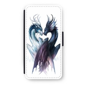 Yin Yang Dragons: iPhone 8 Flip Hoesje