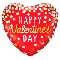 Happy Valentines Day confetti ballon