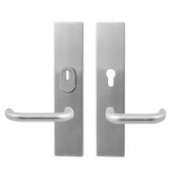 GPF Comfort veiligheidsschild rechthoekig kruk/kruk PC 72 RVS
