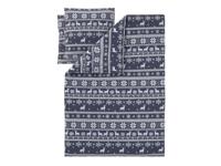 LIVARNO Fleece dekbedovertrek 240 x 220 cm (Herten blauw)