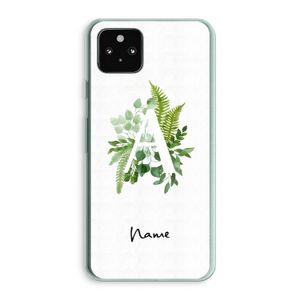 Green Brush: Google Pixel 5a 5G Transparant Hoesje